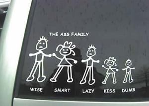  Funny Bumper Stickers on Funny Family Bumper Sticker1